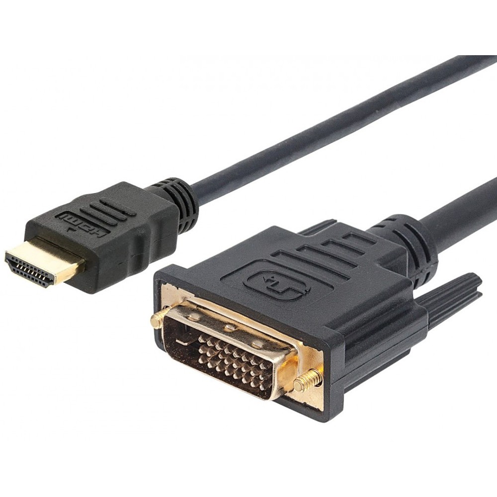 Video Cable HDMI to DVI-D M / M 3m - DVI Cables - Multimedia Cables -  Cables and Sockets