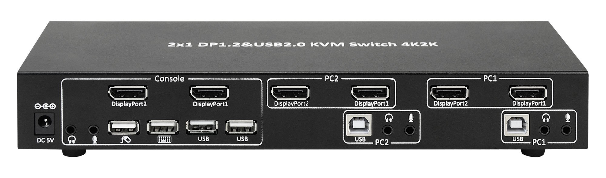 Gaming KVM Switch, Dual Monitor Function, PAAG-ET3122B